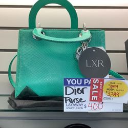 Dior Crocodile Bag DOUBLE AUTHENTICATED