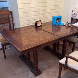 Dining Table Chairs & Coffee Table 