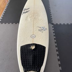 5’8” Quiet Flight Marlin Surfboard