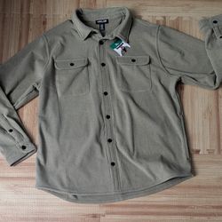 Kirkland Men's Shirt Jacket Sz XL New