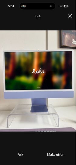 Apple iMac 24-inch Purple All-in-One Desktop