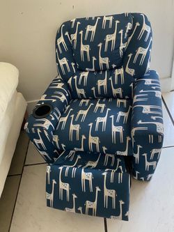 Toddler recliner chair