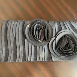 Melie Bianco clutch purse black