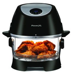 PowerXL Turbo Air Fryer, XL Large Capacity with Glass Bowl