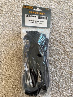 Emgo Black Cargo Net 15x15 6 Hook