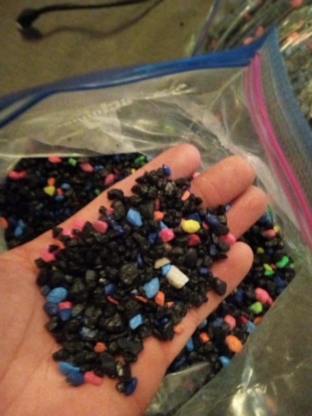 Black Light / Neon Fish Tank Rocks ( I Can Deliver )