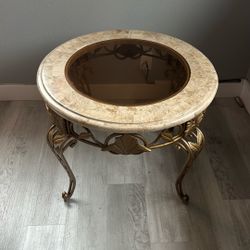 Marble/Metal Table