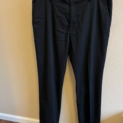 Dockers Black Casual Flat Front Pant 