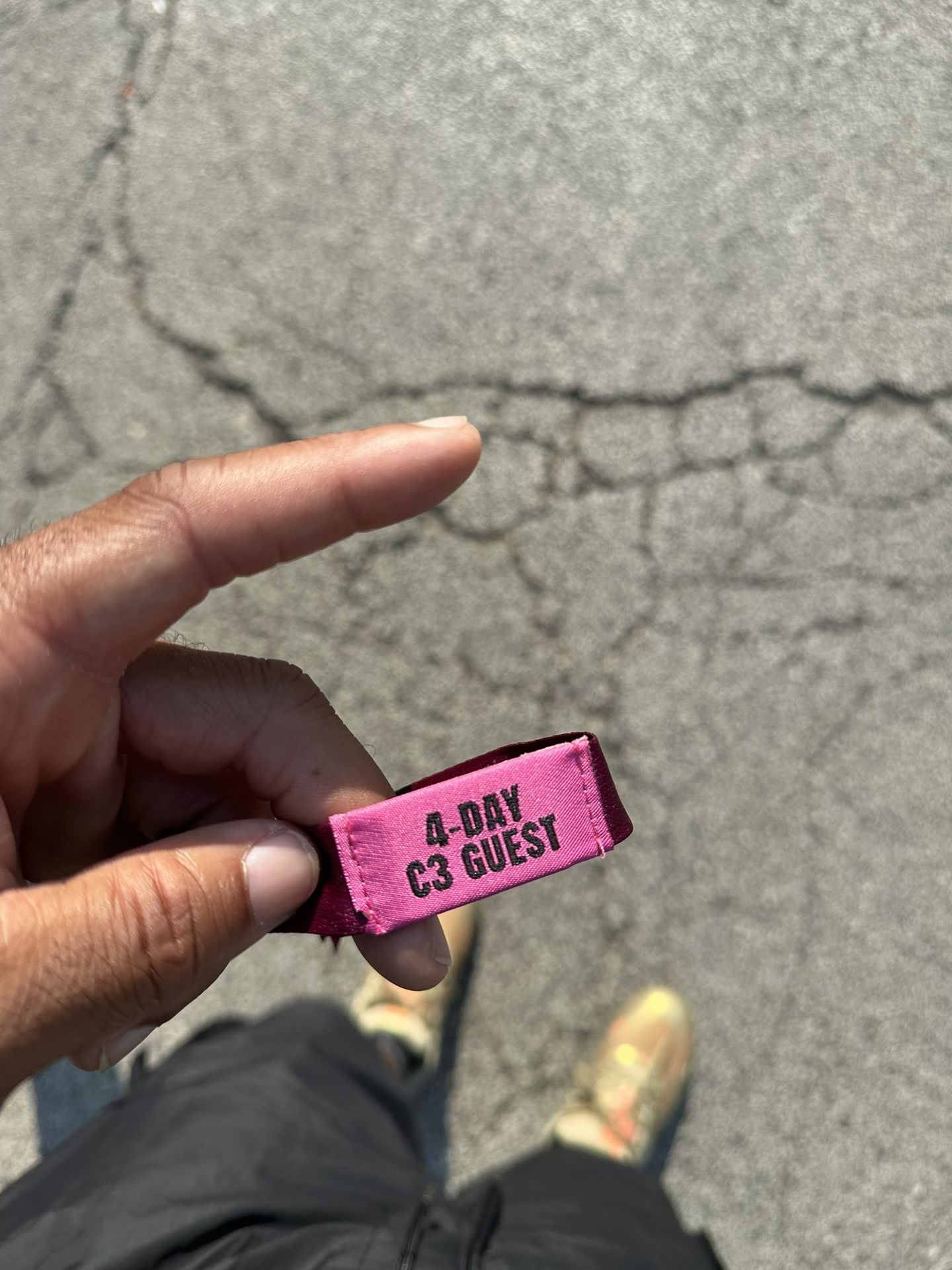 4 Day C3 Guest Wristband For Sale