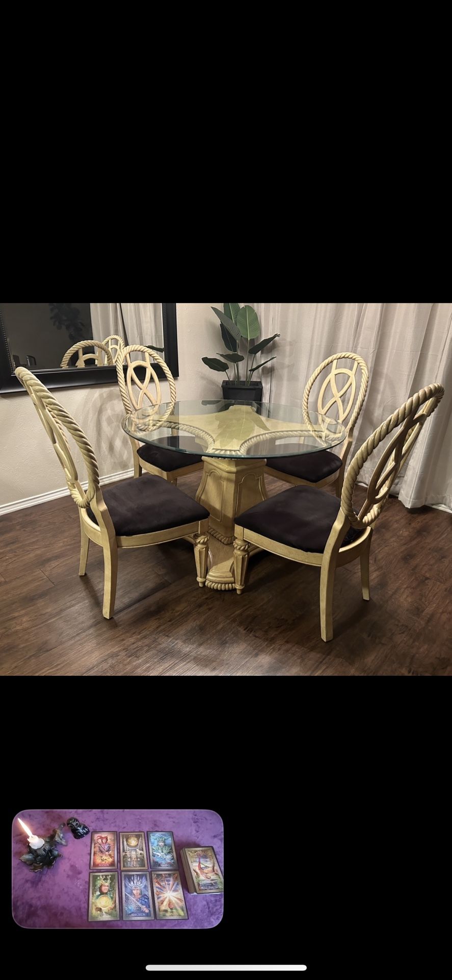 Heavy Wood Dinning Table