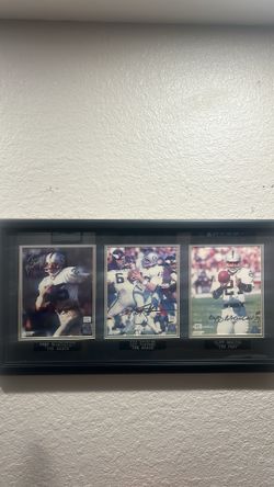 Oakland Raiders Vintage Psa - DNA Authentication Ken Stabler, Cliff Branch , Fred Biletnikoff Autographs