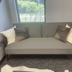Gray Futon Couch 