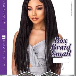 Braided Wig Small Box Braids Color 1b/27