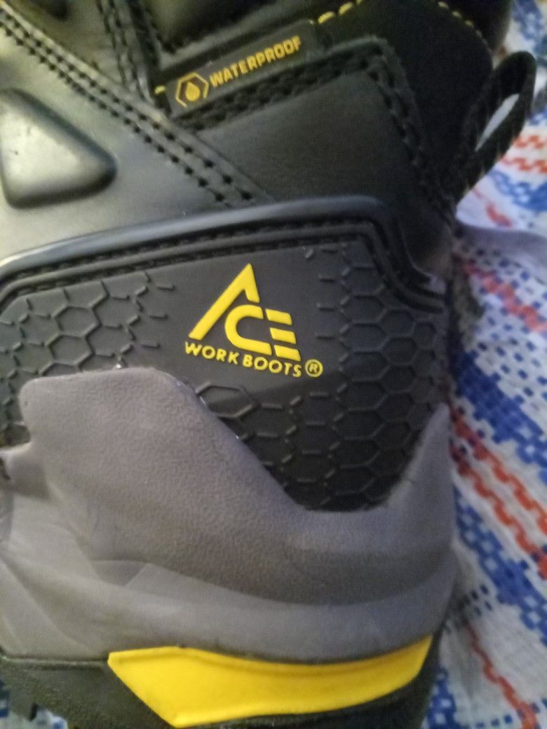 Work Boots ( Size 7 1/2 Men's) And (9 In Womens)