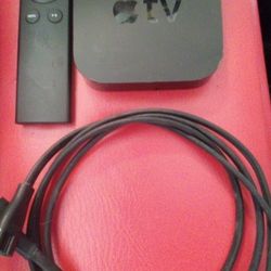 Apple TV With Cord And Remote