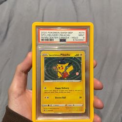 Special Delivery Pikachu PSA 9