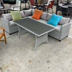 Outdoor Dining Table Patio Furniture Set