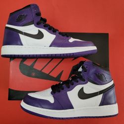 Jordan 1 Court Purple
