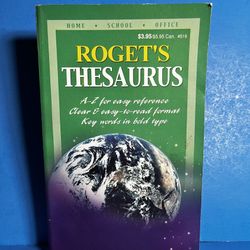 Roget’s Thesaurus Paperback Kappa Books 2004 Edition Reference Dictionary