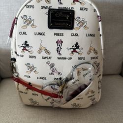 Mickey And Friends Workout Loungefly 