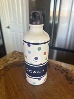 Coach Aluminum  Signature AOP Water Bottle.