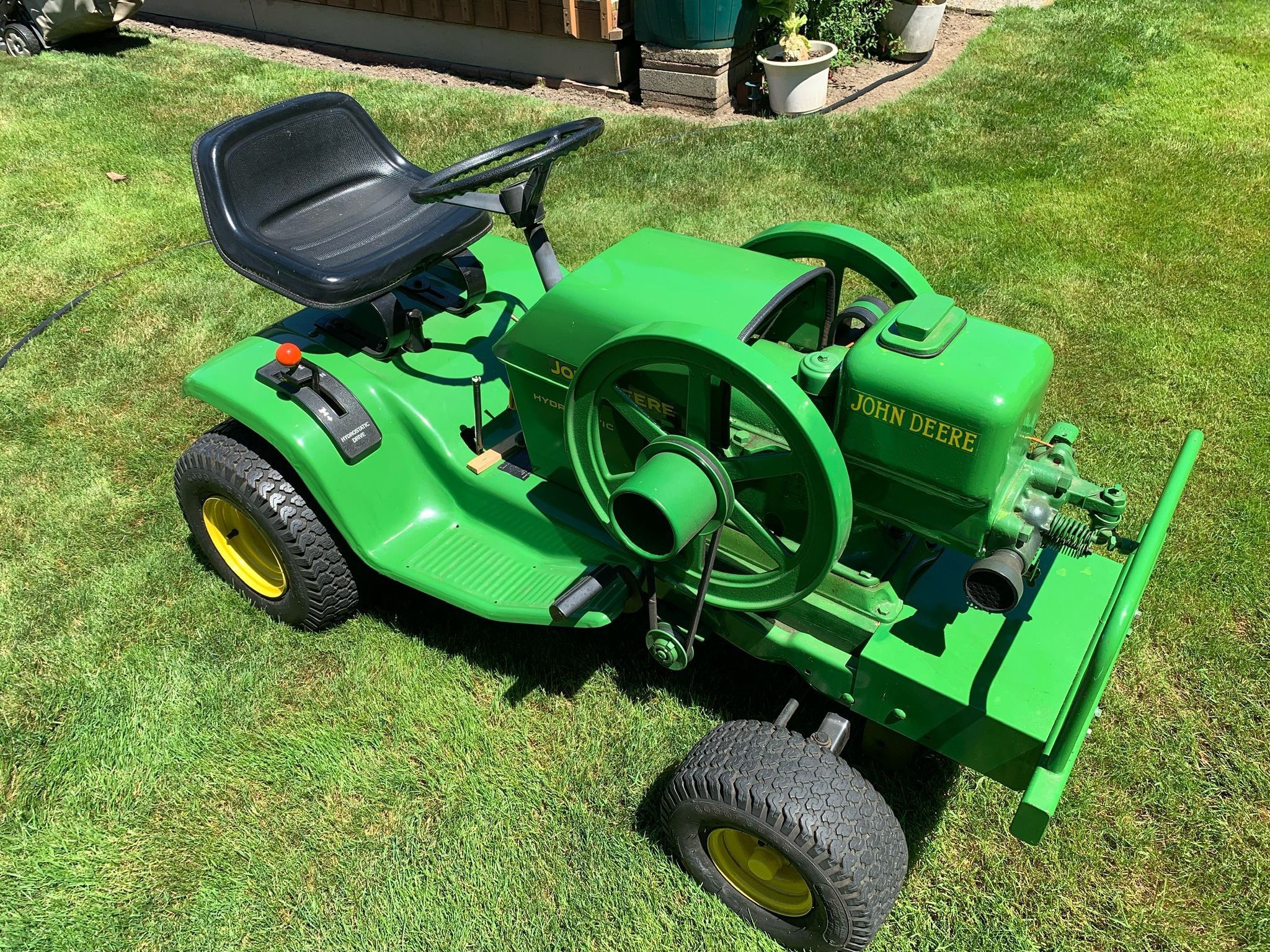Unique John Deere Riding Lawnmower Powered By Hit And Miss Engine