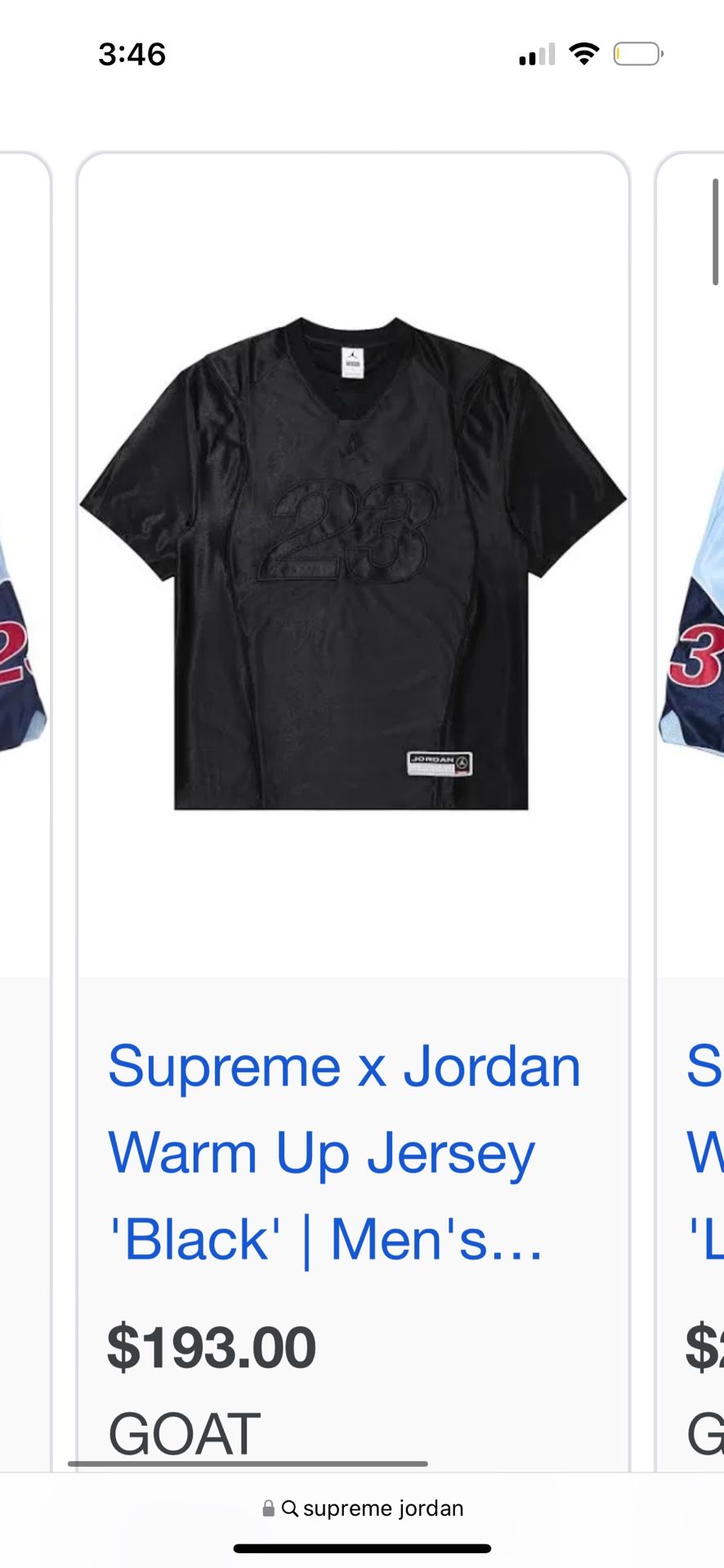 Supreme Jordan Jersey
