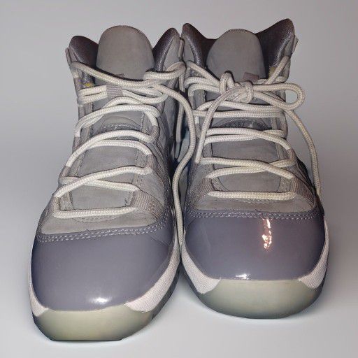 Nike Air Jordan 11 Retro Boys Size 2Y Gray Athletic Shoes Sneakers 378039-005