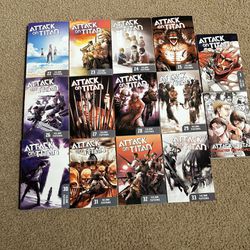 Attack On Titan Manga Lot (ENDING VOLUMES) (2 BOOKS INCLUDED)