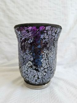 Glass Purple Vase