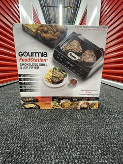 FoodStation™ Indoor Grill & Air Fryer, Gourmia GGA2100 FoodStation