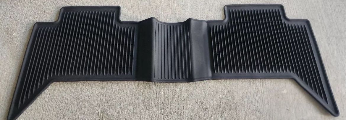Genuine Toyota Tacoma OEM 3rd Gen Double Cab All Weather Rubber Rear Floor Mats