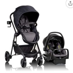 Evenflo Stroller  Pivot And Car seat 