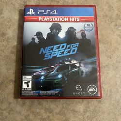 Need for speed. playstation hits PS4