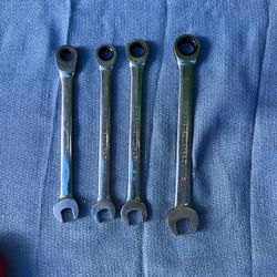 Random Racheting Wrench Set Sae Standard 