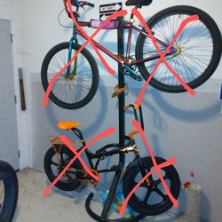 Free Standing Bike Rack For 2 Bikes 
