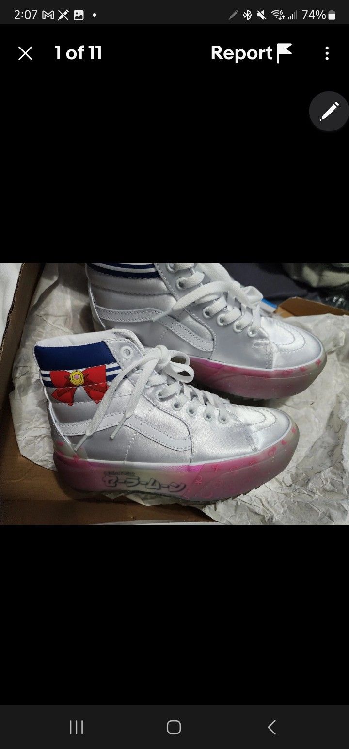 Sailormoon Vans Collaboration