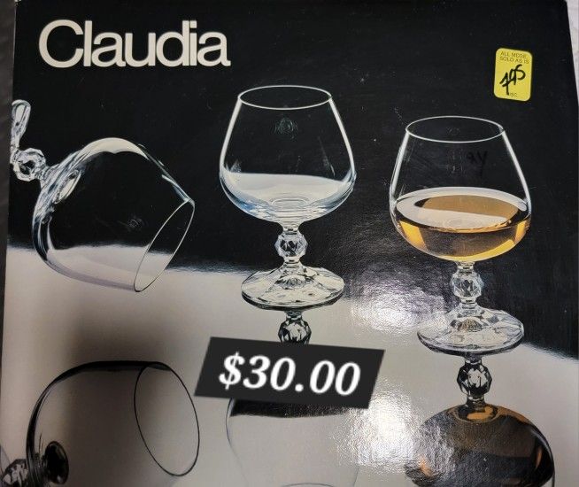 Cristal Goblets Set Of 6