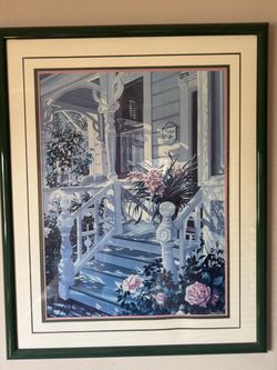 Beautiful large picture with frame