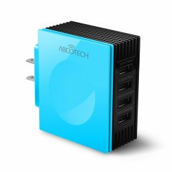 Abco Tech Multiple USB Charger - 4 ports IPhon, IPad, Samsung