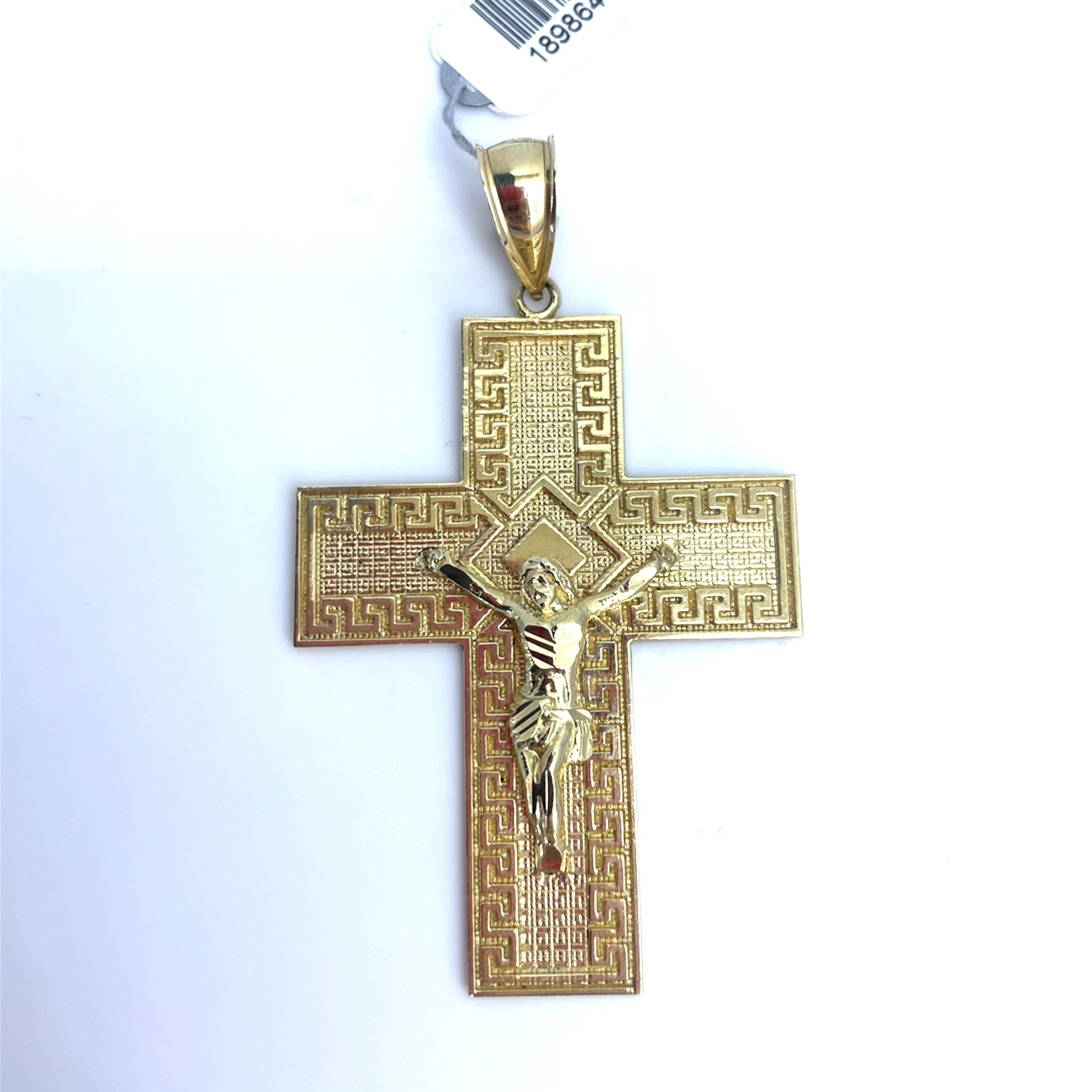 10Kt Yellow Gold Jesus Cross Pendant 12.70g 189864/14