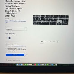 Apple Magic Keyboard With Touch ID And Number