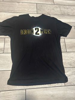 IRON MAN 2 Mens Black XL Original Official Movie Apparel Shirt Marvel May 2010
