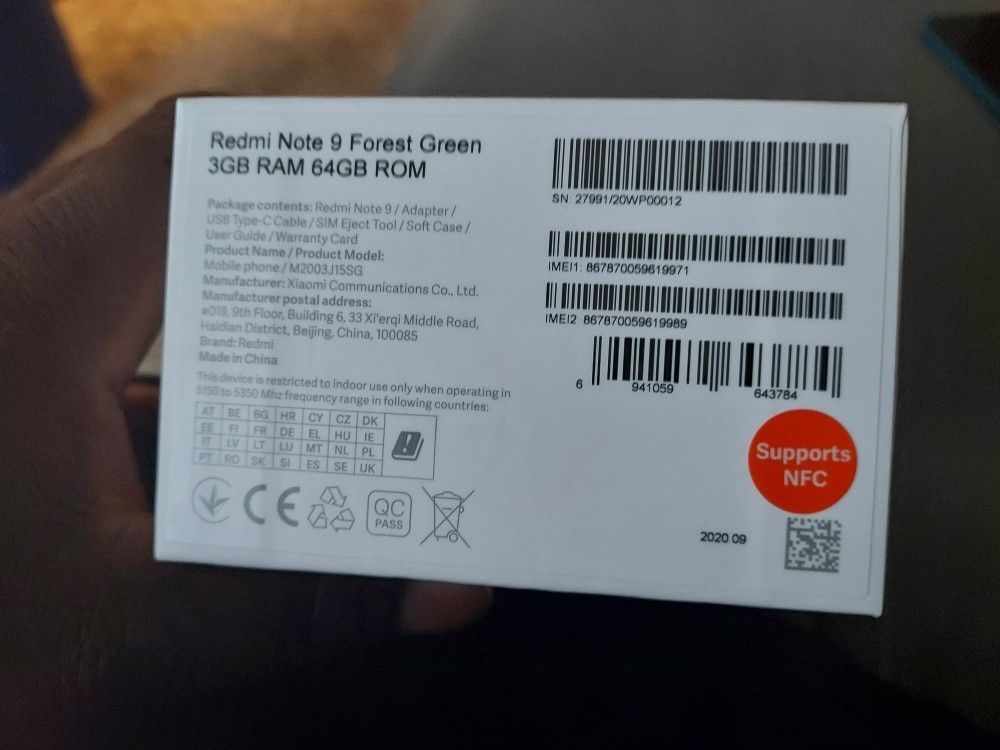 Xiaomi Redmi Note 9 - Global Version - Factory Universally Unlocked