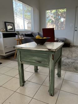 Custom Vintage Side Table (Art Deco)