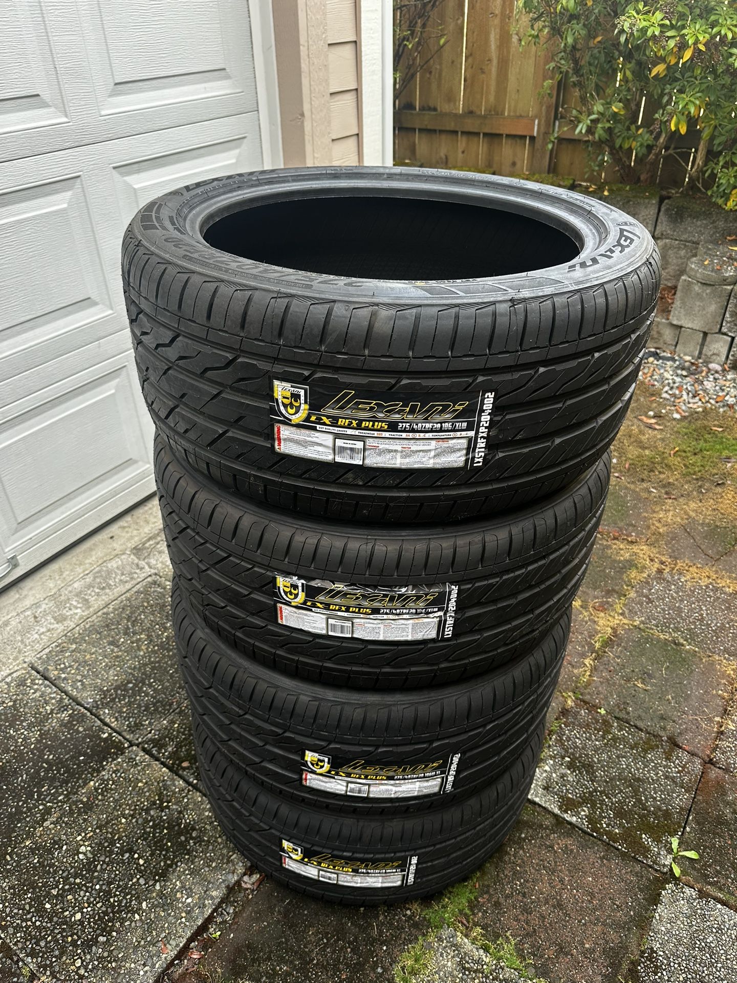 NEW Lexani RFX Plus 275/40ZR20 Tires