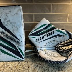 Bauer Mach Glove And Blocker Pro Return