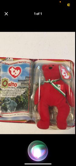 Ty Beanie Baby Osito The Bear 