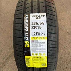 235 55 19 Atlander New Tires