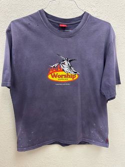 Worship Controlled Burn Tee-Greystone size M